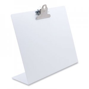Saunders Free Standing Clipboard, Landscape, 1" Clip Capacity, 11 x 8.5 Sheets, White SAU22528 22528