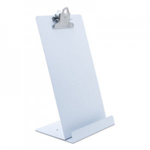 Saunders Free Standing Clipboard and Tablet Stand, 1" Clip Capacity, Holds 6.5 x 11, White SAU22531 22531