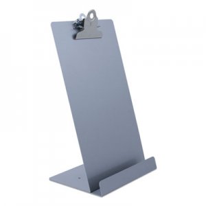 Saunders Free Standing Clipboard and Tablet Stand, 1" Clip Capacity, Holds 6.5 x 11, Silver SAU22529 22529