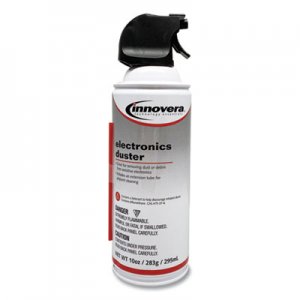 Innovera Compressed Air Duster Cleaner, 10 oz Can IVR10010