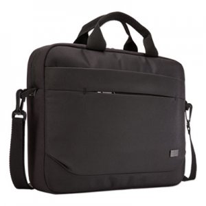 Case Logic Advantage Laptop Attache, For 14" Laptops, 14.6 x 2.8 x 13, Black CLG3203986 3203986