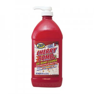 Zep Commercial Cherry Bomb Gel Hand Cleaner, Cherry Scent, 48 oz Pump Bottle ZPEZUCBHC484EA ZUCBHC484