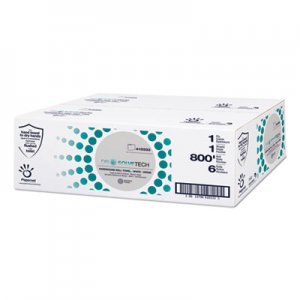 Papernet DissolveTech Paper Towel, 1-Ply, 800 ft, White, 6 Rolls/Case SOD410333 410333