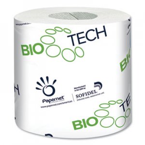 Papernet BioTech Toilet Tissue, Septic Safe, 2-Ply, White, 500 Sheets/Roll, 96 Rolls/Carton SOD415596 415596