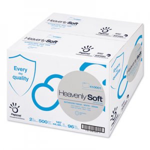 Papernet Heavenly Soft Toilet Tissue, Septic Safe, 2-Ply, White. 4.1" x 146 ft, 500 Sheets/Roll, 96 Rolls