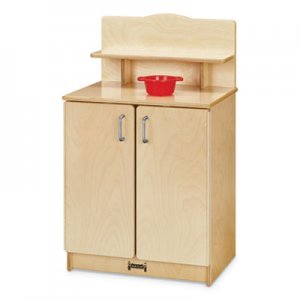 Jonti-Craft Culinary Creations Birch Kitchen, Cupboard, 20w x 15d x 33.5h, Birch JNT2407JC 2407JC