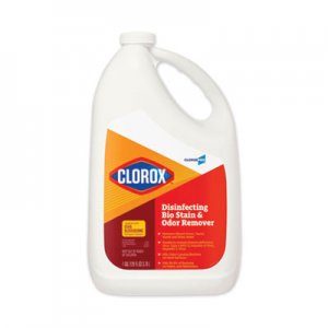 Clorox Disinfecting Bio Stain and Odor Remover, Fragranced, 128 oz Refill Bottle CLO31910EA 31910