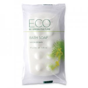 Eco By Green Culture Bath Massage Bar, Clean Scent, 1.06 oz, 300/Carton OGFSPEGCBH SP-EGC-BH