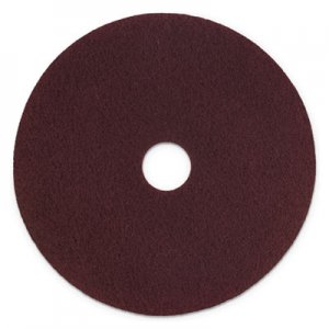 Scotch-Brite Surface Preparation Pad Plus, 20" Diameter, Maroon, 5/Carton MMMSPPP20 SPPP20