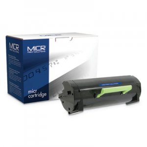 MICR Print Solutions Compatible 50F0XA0/50F1X00 (500XA/501X) Extra High-Yield MICR Toner, 10,000 Page-Yield, Black MCR410M