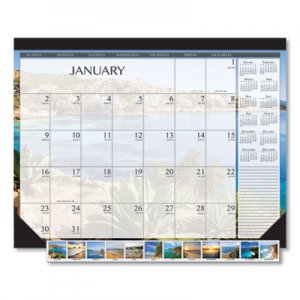 House of Doolittle Earthscapes Seascapes Desk Pad Calendar, 18.5 x 13, 2021 HOD1386 1386