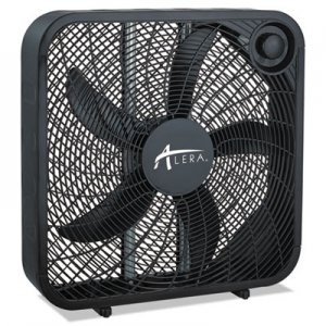 Alera 3-Speed Box Fan, Black ALEFANBX20B FANBX20B