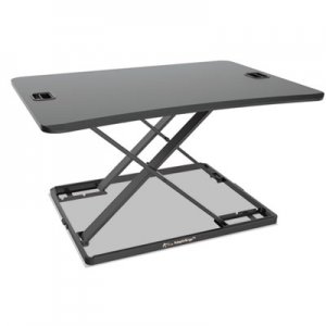 Alera AdaptivErgo Ultra-Slim Sit-Stand Desk, 31.33" x 21.63" x 1.5" to 16", Black ALEAEWR6B AE1SPLR