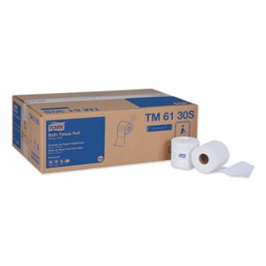 Tork Advanced Bath Tissue, Septic Safe, 2-Ply, White, 4" x 3.75", 500 Sheets/Roll, 48 Rolls/Carton TRKTM6130S