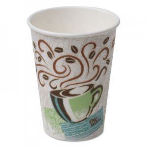 Dixie PerfecTouch Paper Hot Cups, 12 oz, Coffee Haze, 160/Pack DXE5342CDSBPPK 5342CDSBP