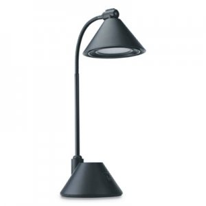 Alera LED Task Lamp, 5.38"w x 9.88"d x 17"h, Black ALELED931B