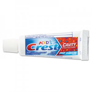 Crest Kids' Sparkle Toothpaste, Blue, Bubblegum Flavor, 0.85 oz, 72/CT PGC40159CT PGC 40159