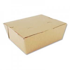 SCT ChampPak Retro Carryout Boxes #8, 6 x 4.75 x 2.5, Kraft, 300/Carton SCH0738 SCH 0738