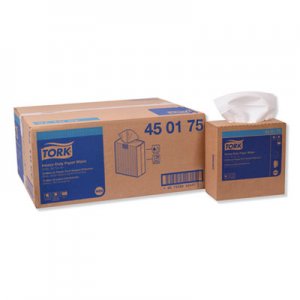 Tork Heavy-Duty Paper Wiper, 9.25 x 16.25, White, 90 Wipes/Box, 10 Boxes/Carton TRK450175 450175