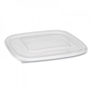 Pactiv EarthChoice Recycled Plastic Square Flat Lids, 7.38 x 7.38 x 0.26, Clear, 300/Carton PCTSACLF07 SACLF07