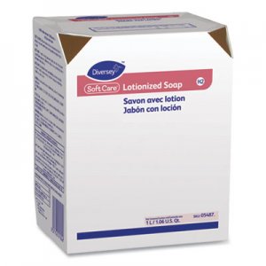 Diversey Soft Care Lotionized Hand Soap, Floral Scent, 1,000 mL Cartridge, 12/Carton DVO05487 05487.