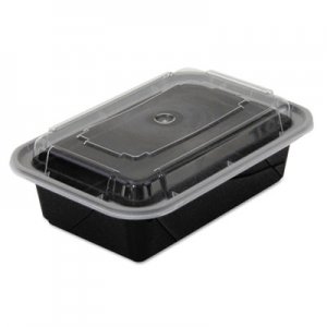 Pactiv Foam Hinged Lid Containers, Single Tab Lock #205 Utility, 9.19 x 6.5 x 2.75, White, 150/Carton