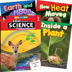 Shell Education Learn At Home Science 4-book Set 118402