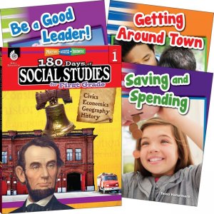 Shell Education Learn At Home Social Studies Books 118395