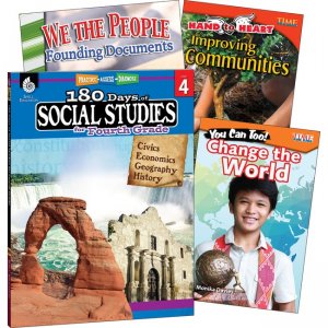 Shell Education Learn At Home Social Studies Books 118398 SHL118398