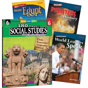 Shell Education Learn At Home Social Studies Books 118400 SHL118400