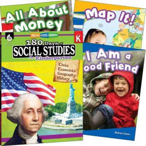 Shell Education Learn At Home Social Studies Books 118394 SHL118394