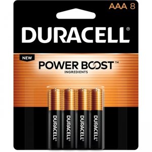 Duracell CopperTop Alkaline AAA Batteries MN2400B8ZBX DURMN2400B8ZBX