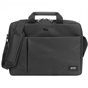 Solo Lead Slim Briefcase With 15.6" Laptop Pocket, Black VAR101-4