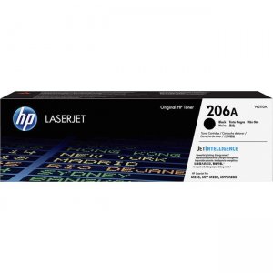 HP Black Original LaserJet Toner Cartridge W2110A 206A