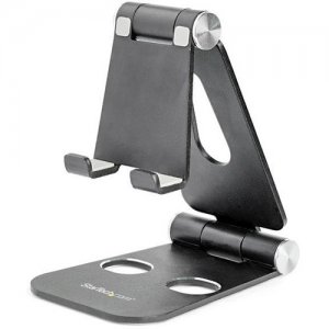 StarTech.com Phone and Tablet Stand - Universal - Multi Angle -Foldable - Black USPTLSTNDB