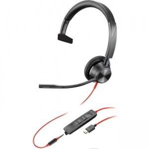 Plantronics Blackwire 3300 Series Corded UC Headset 214015-01 BW3315-M USB-C