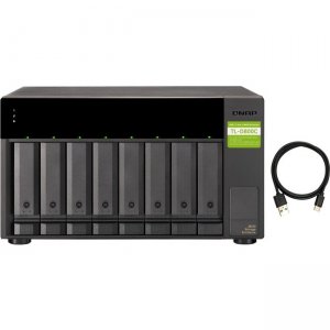 QNAP USB 3.2 Gen 2 Type-C High-capacity JBOD Storage Enclosure TL-D800C-US TL-D800C