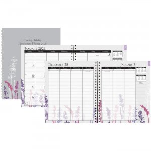 House of Doolittle Wild Flower Weekly/Monthly Planner 28774 HOD28774