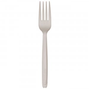 Eco-Products Cutlerease Dispensable Compostable Forks EPCE6FKWHT ECOEPCE6FKWHT