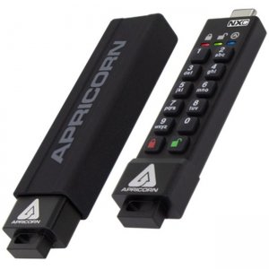 Apricorn Aegis Secure Key 3NXC 128GB USB 3.2 (Gen 1) Type C Flash Drive ASK3-NXC-128GB