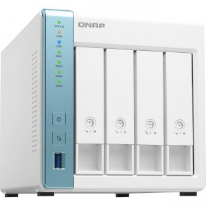 QNAP Quad-core 1.7GHz NAS with 2.5GbE and Feature-rich Applications for Home & Office TS-431P3-2G-US