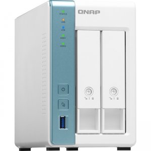 QNAP Quad-core 1.7GHz NAS with 2.5GbE and Feature-rich Applications for Home & Office TS-231P3-2G-US