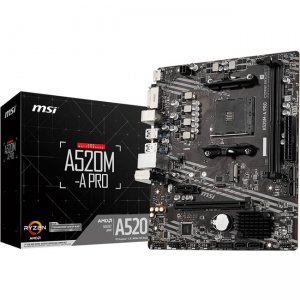 MSI Desktop Motherboard A520MAPRO A520M-A PRO