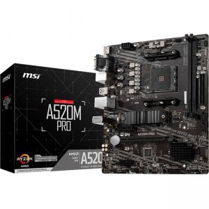 MSI Desktop Motherboard A520MPRO A520M PRO