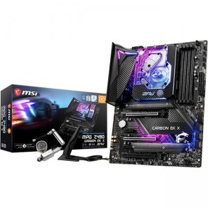 MSI MPG Desktop Motherboard Z490CABEKX Z490 CARBON EK X