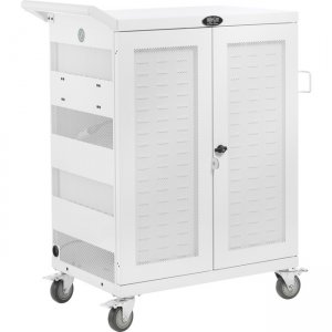 Tripp Lite Hospital-Grade 32-Device UV Charging Cart, White CSC32ACWHG