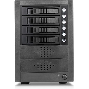 RAIDage 4-bay SAS/SATA 12Gb/s SFF-8644 Hotswap JBOD Enclosure JAGE5BT4MSBK