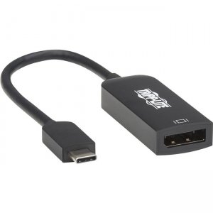 Tripp Lite USB-C to DisplayPort Adapter Cable, M/F, Black, 6 in U444-06N-DP8B U444-06N-DP8W