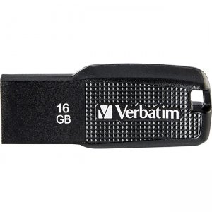 Verbatim 16GB Ergo USB Flash Drive - Black 70875