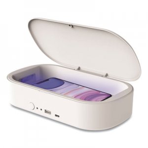 NuvoMed Portable UV Sterilizer for Mobile Phones, White NMDPUS60883 PUS-6/0883